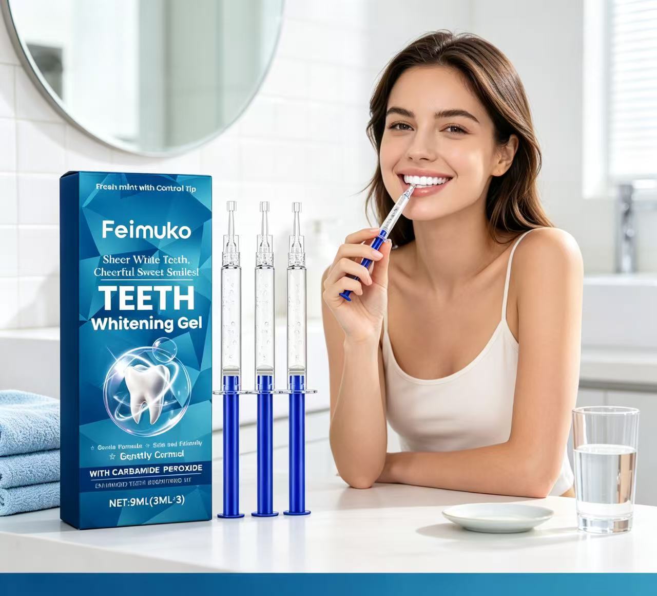 Feimuko Teeth Whitening Gel 3P - огляд і ціна Teeth Whitening Kit
