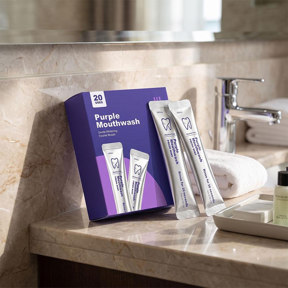 Purple Mouthwash Teeth Cleanin - огляд і ціна Teeth Whitening Mouthwash